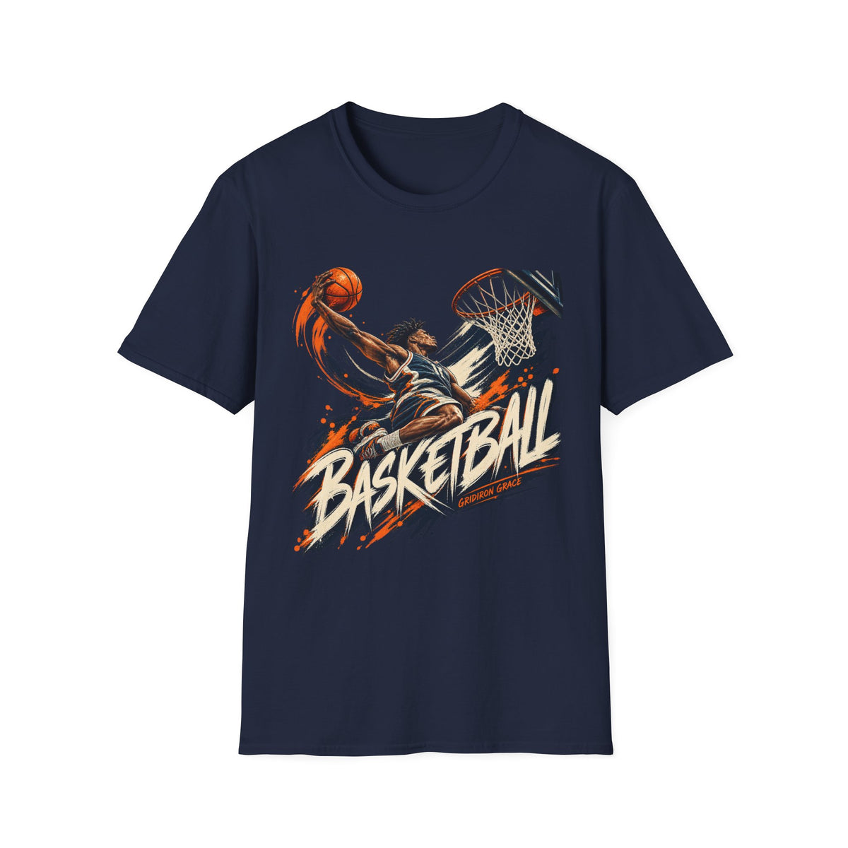 Basketball Dunk Graphic T-Shirt