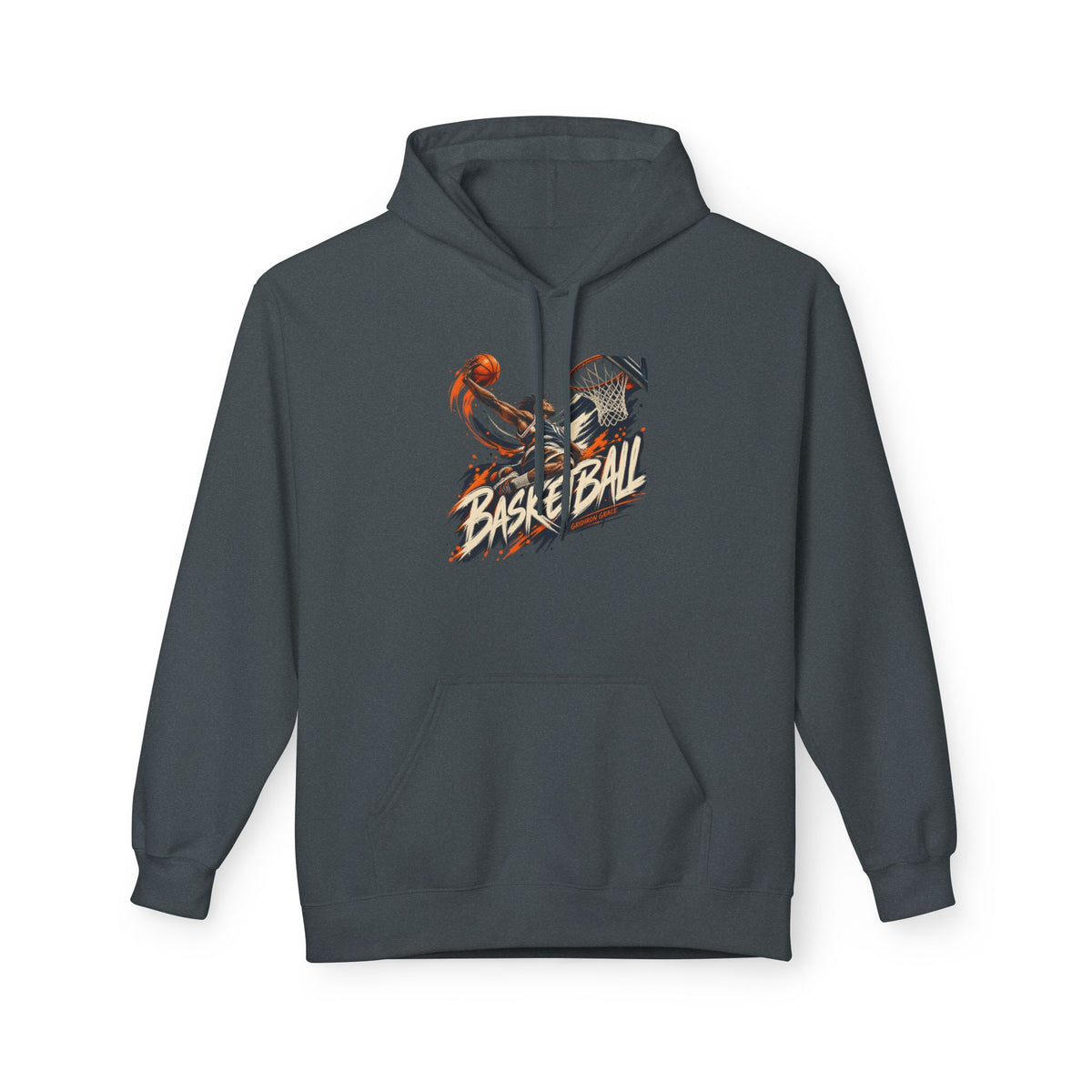 Basketball Graphic Hoodie — Retro Slam Dunk Pullover for Players & Fans