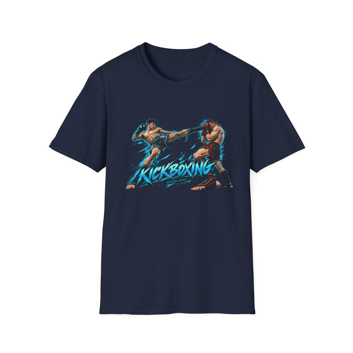 Kickboxing Graphic T-Shirt — Retro Fighters Design