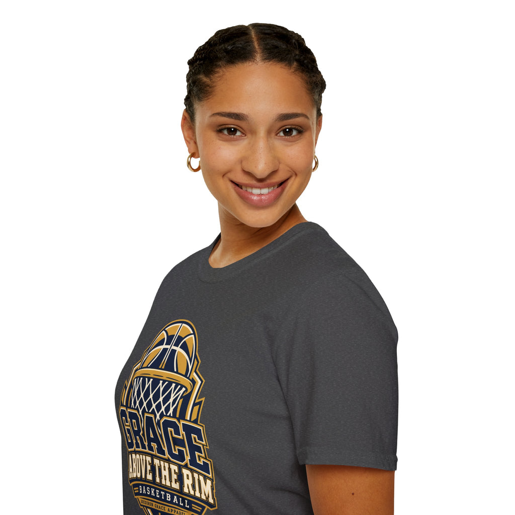 Grace Above the Rim Basketball T-Shirt