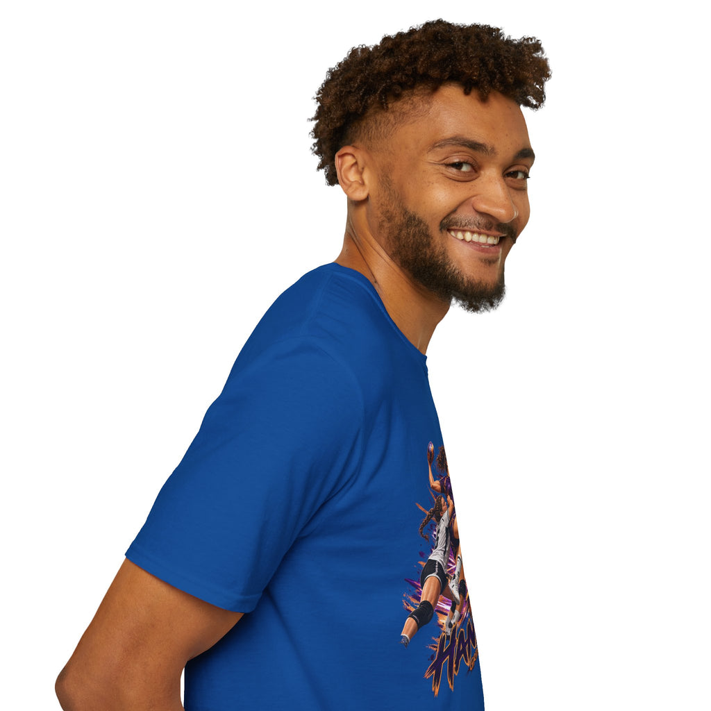 Handball Team Graphic T-Shirt — Retro Sports Players Design