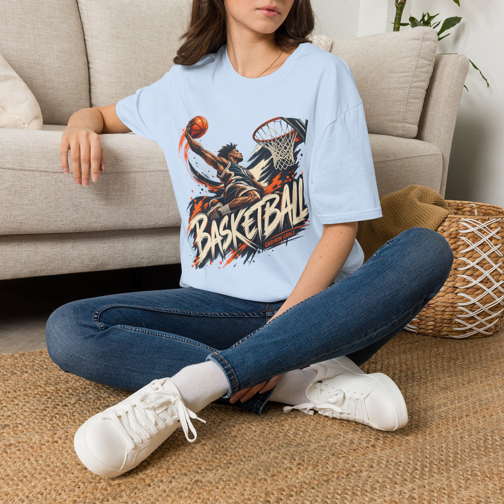 Basketball Dunk Graphic T-Shirt