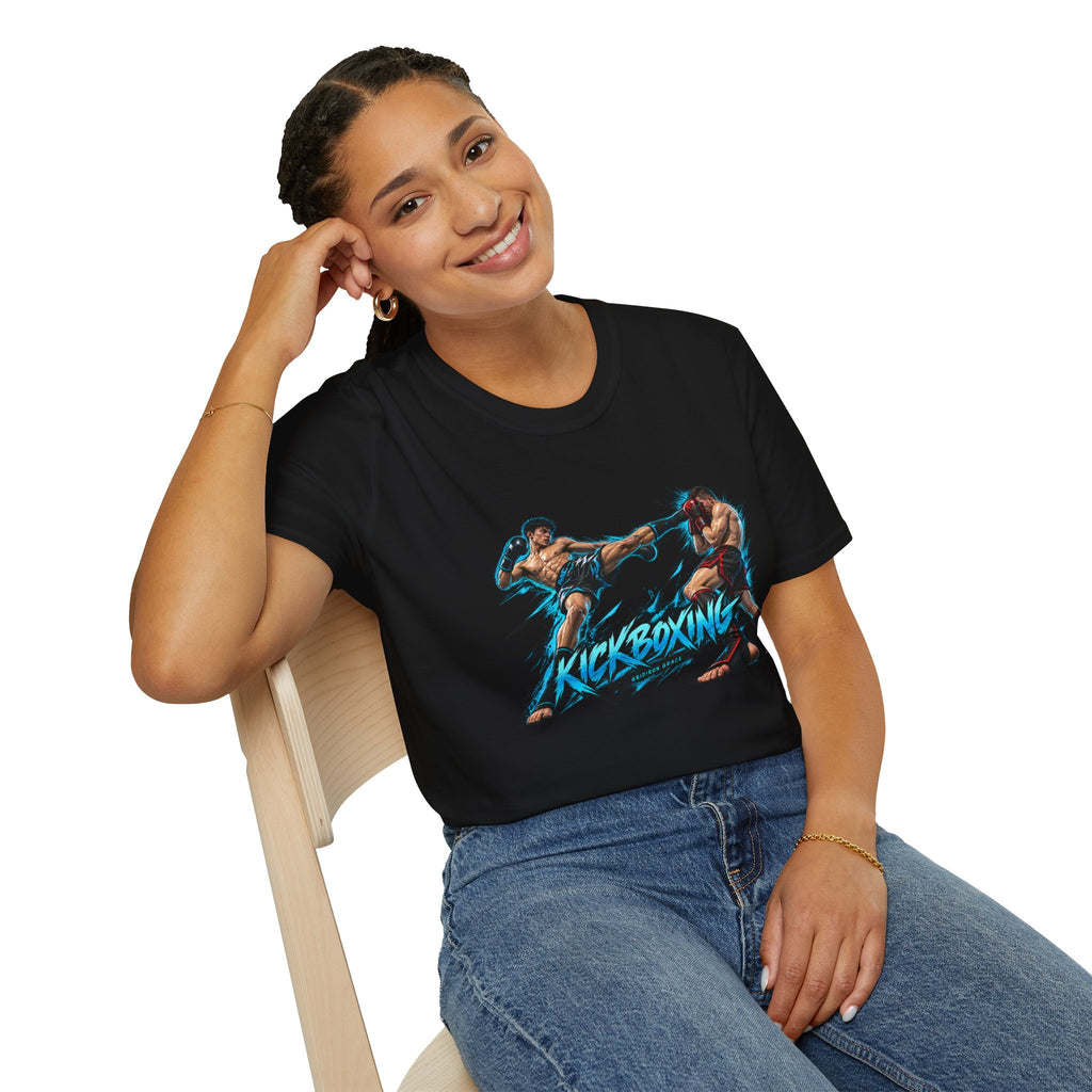 Kickboxing Graphic T-Shirt — Retro Fighters Design