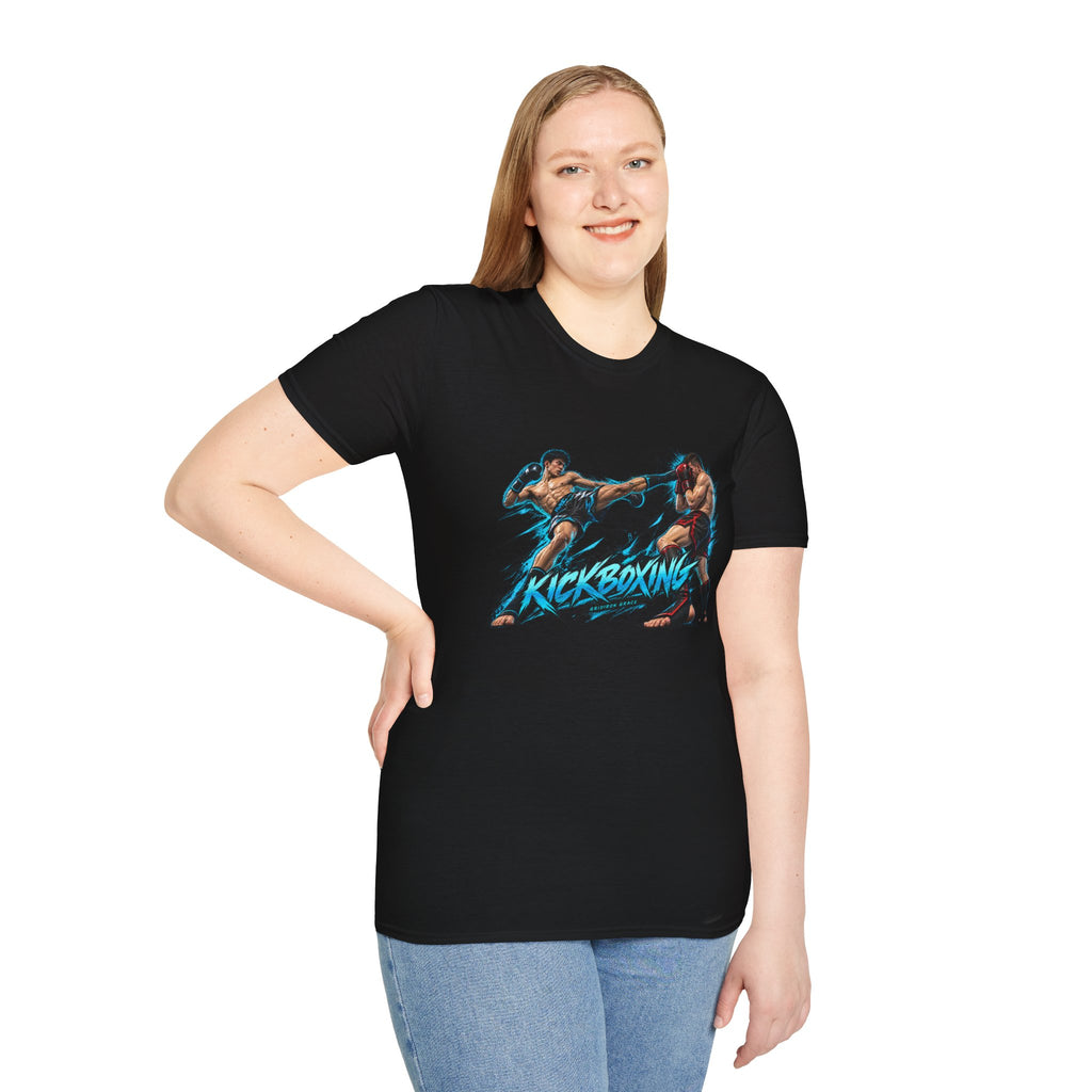 Kickboxing Graphic T-Shirt — Retro Fighters Design