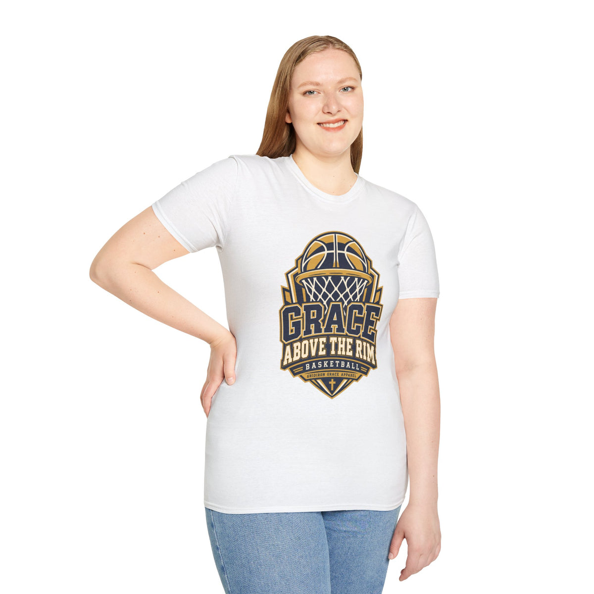 Grace Above the Rim Basketball T-Shirt