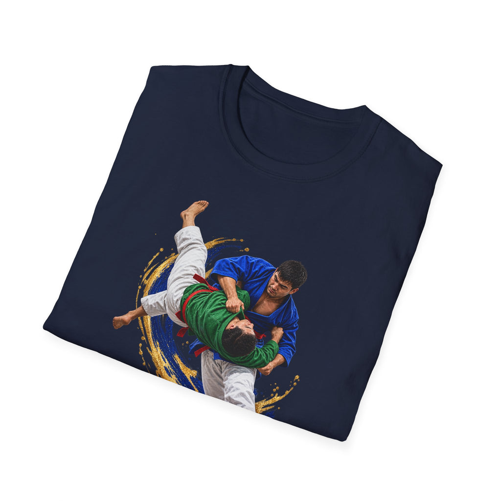 Kurash Wrestling T-Shirt — Traditional Kurash Throw Graphic Tee
