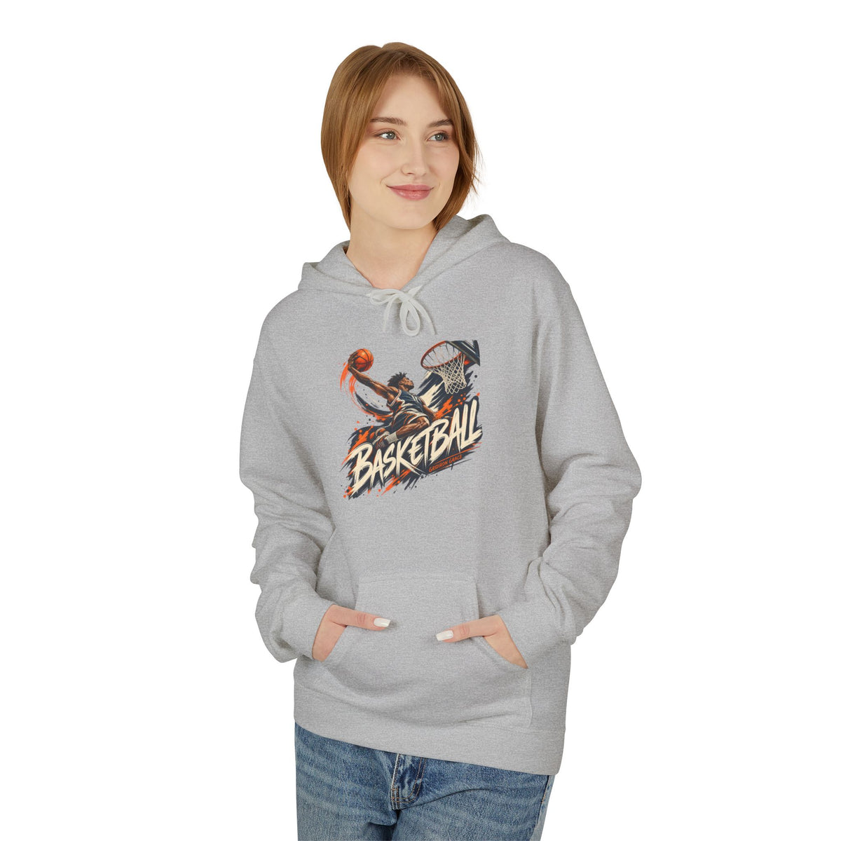 Basketball Graphic Hoodie — Retro Slam Dunk Pullover for Players & Fans