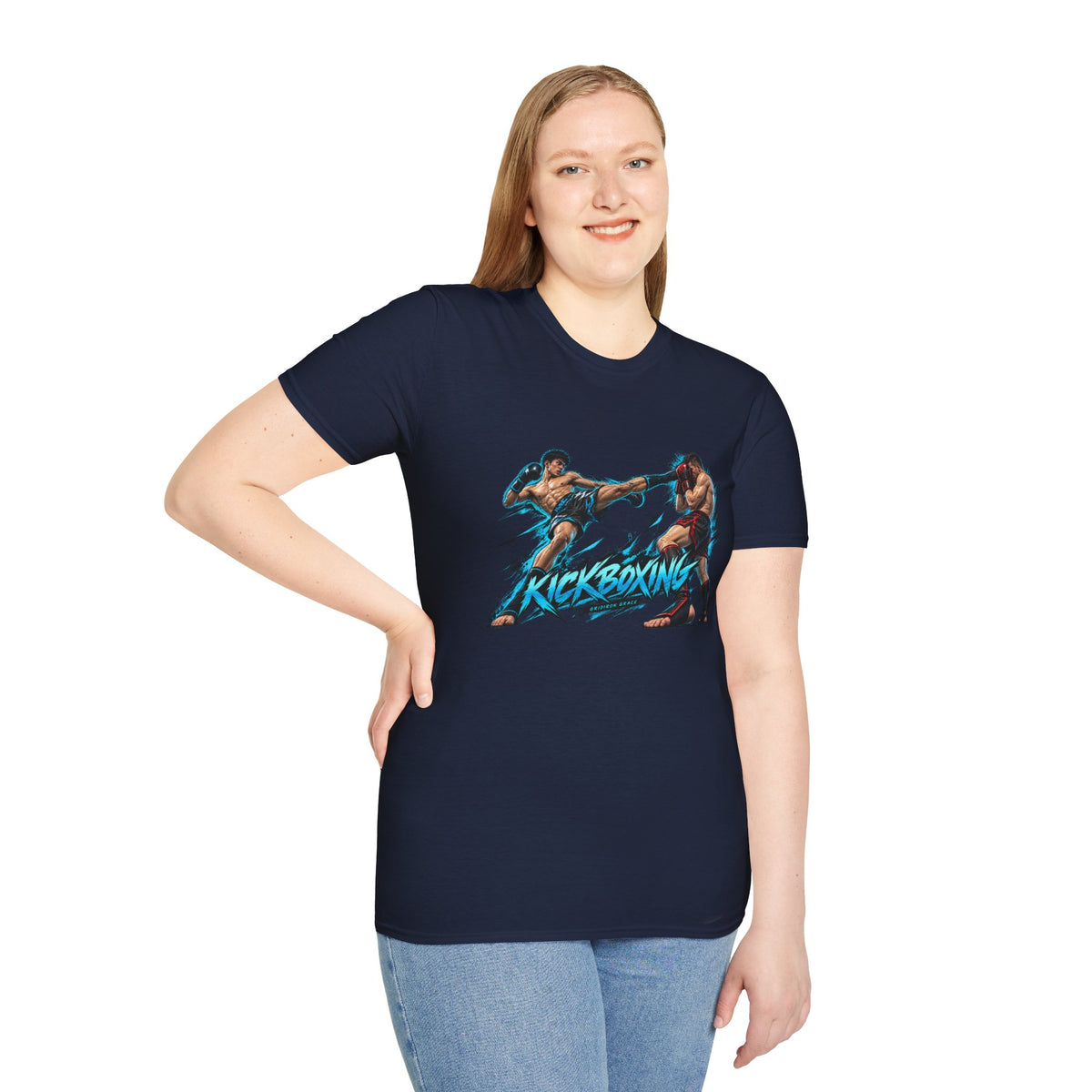 Kickboxing Graphic T-Shirt — Retro Fighters Design