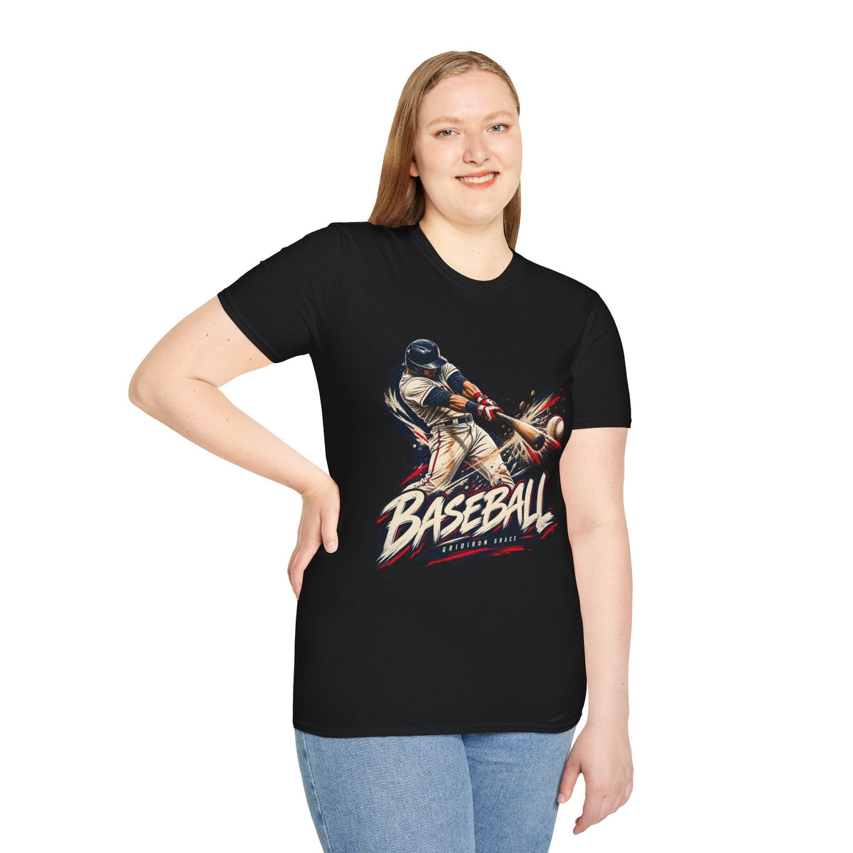 Baseball Batter Graphic T-Shirt — Vintage Action Sports Tee