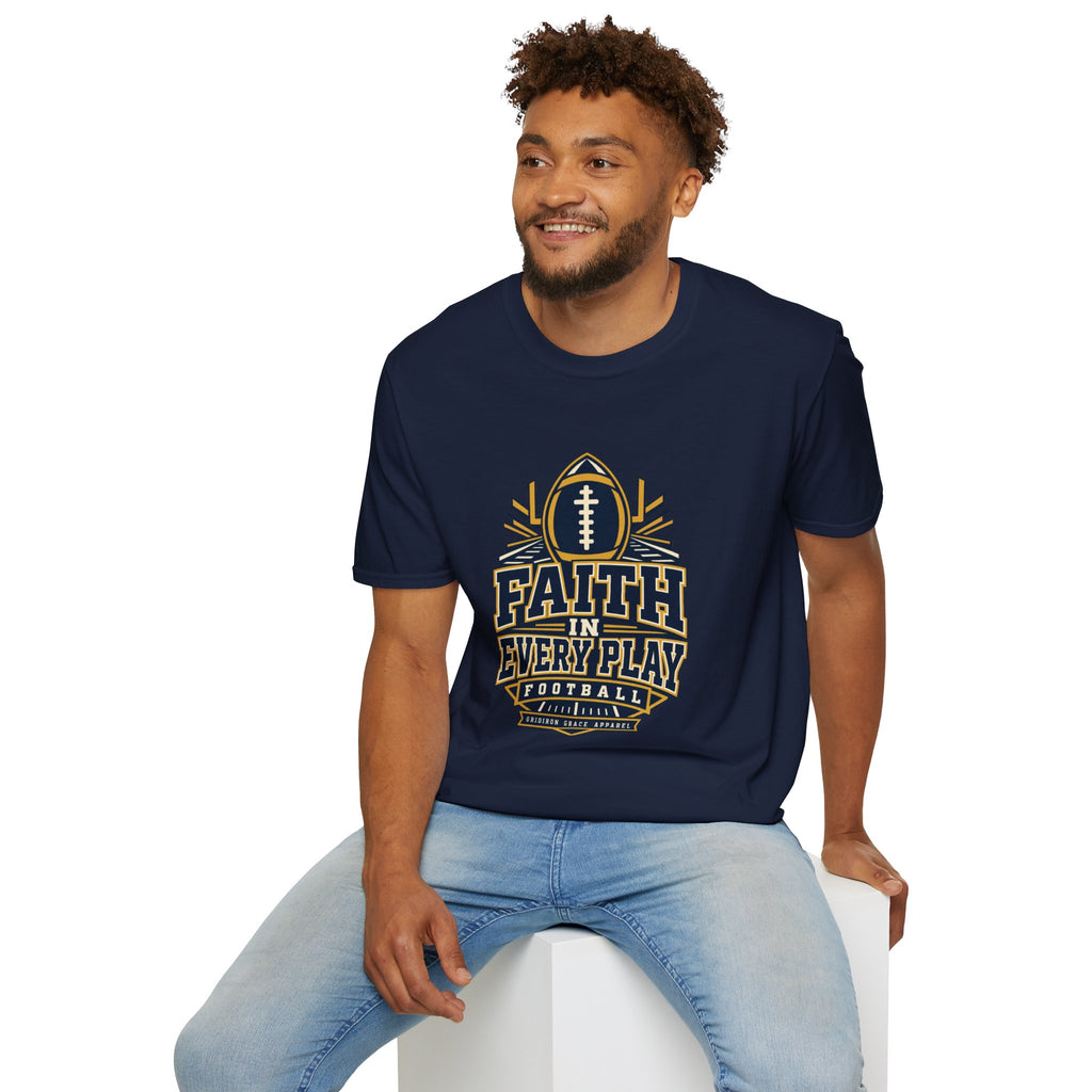 Faith in Every Play Football T-Shirt