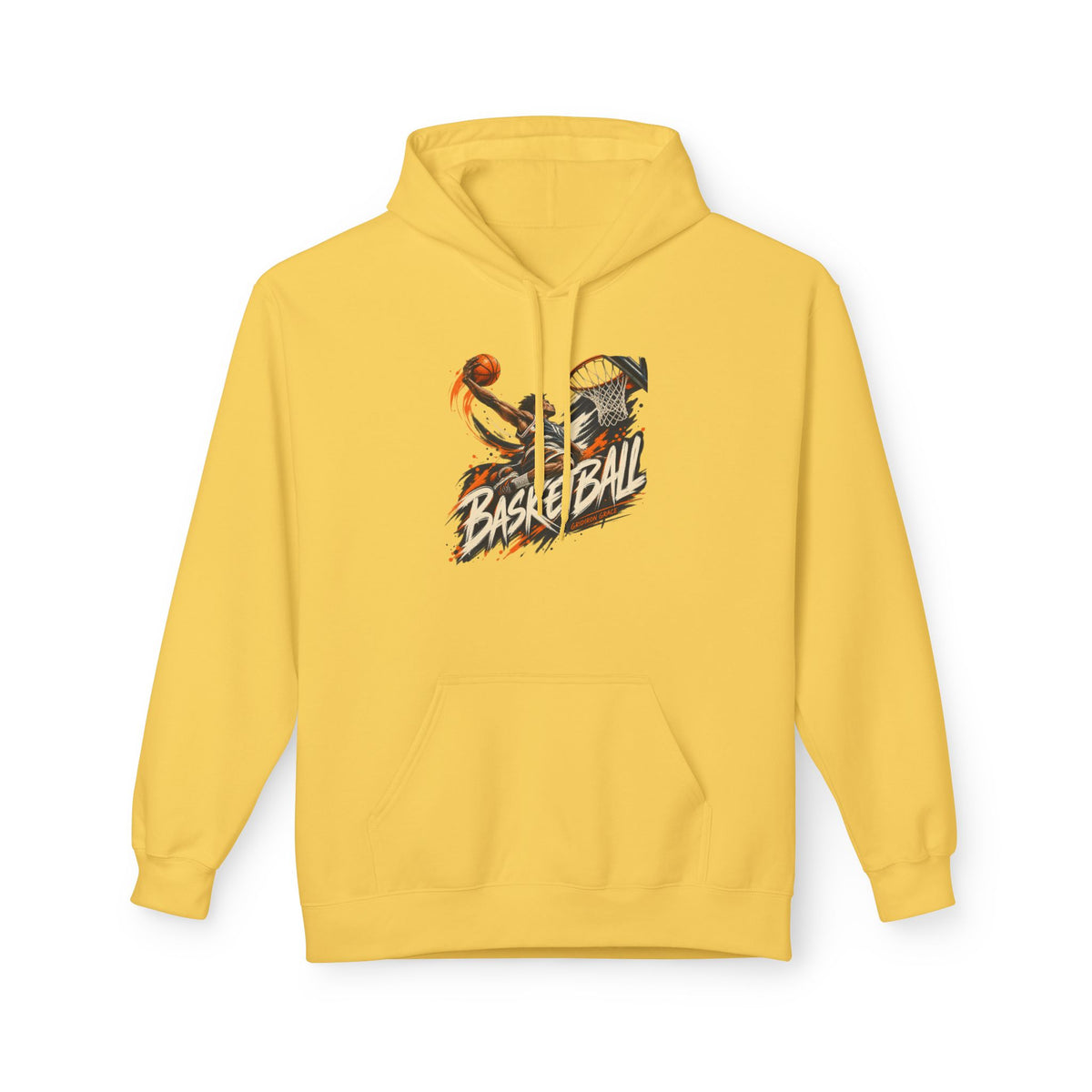 Basketball Graphic Hoodie — Retro Slam Dunk Pullover for Players & Fans