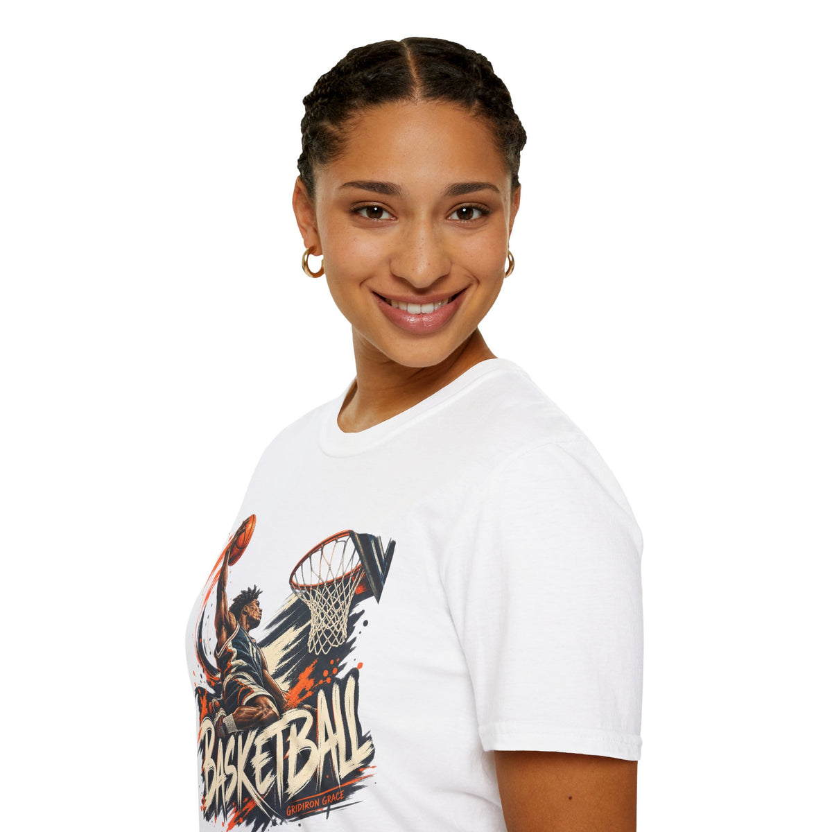 Basketball Dunk Graphic T-Shirt