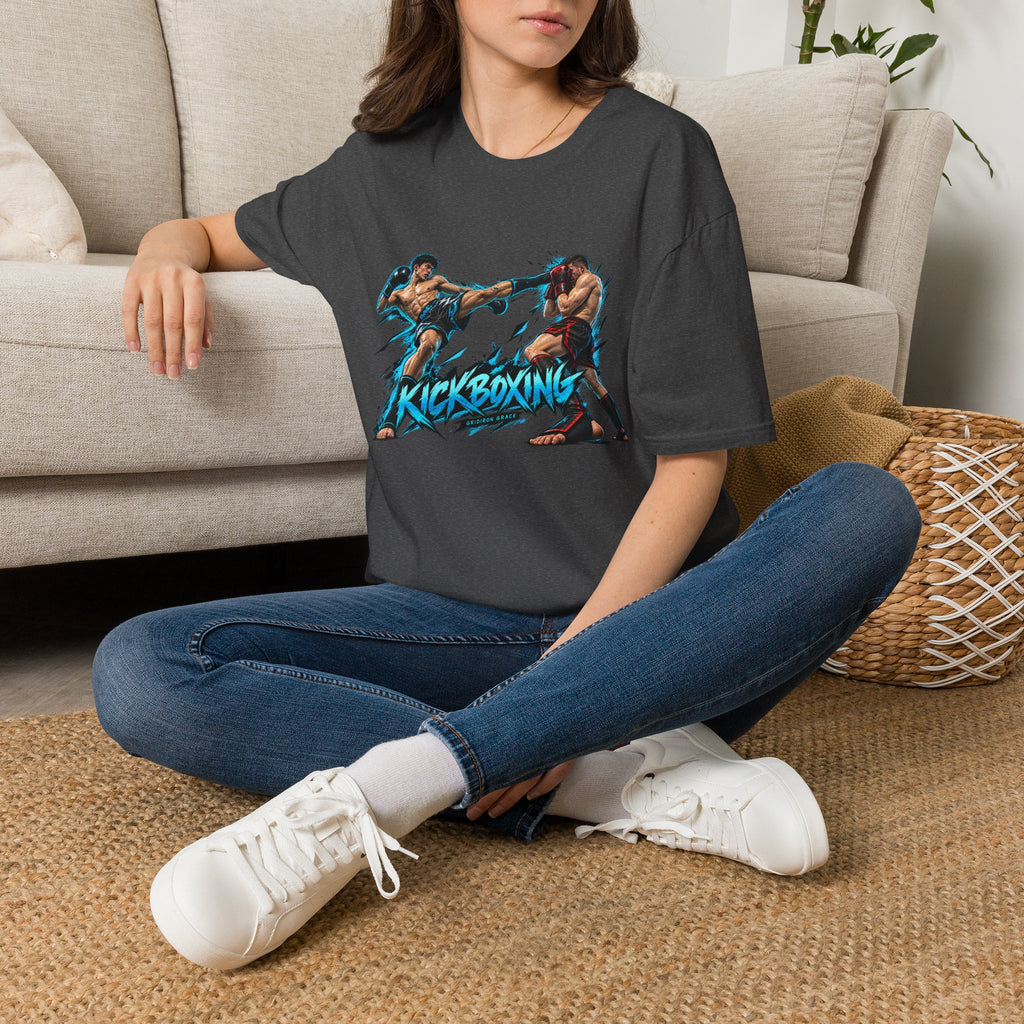 Kickboxing Graphic T-Shirt — Retro Fighters Design