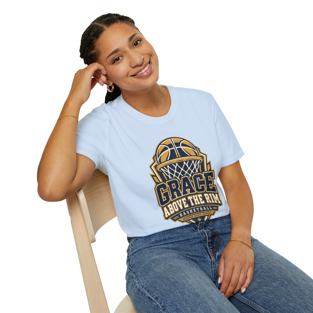 Grace Above the Rim Basketball T-Shirt