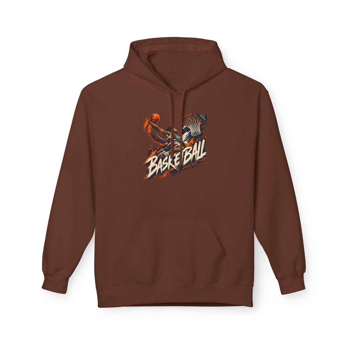 Basketball Graphic Hoodie — Retro Slam Dunk Pullover for Players & Fans