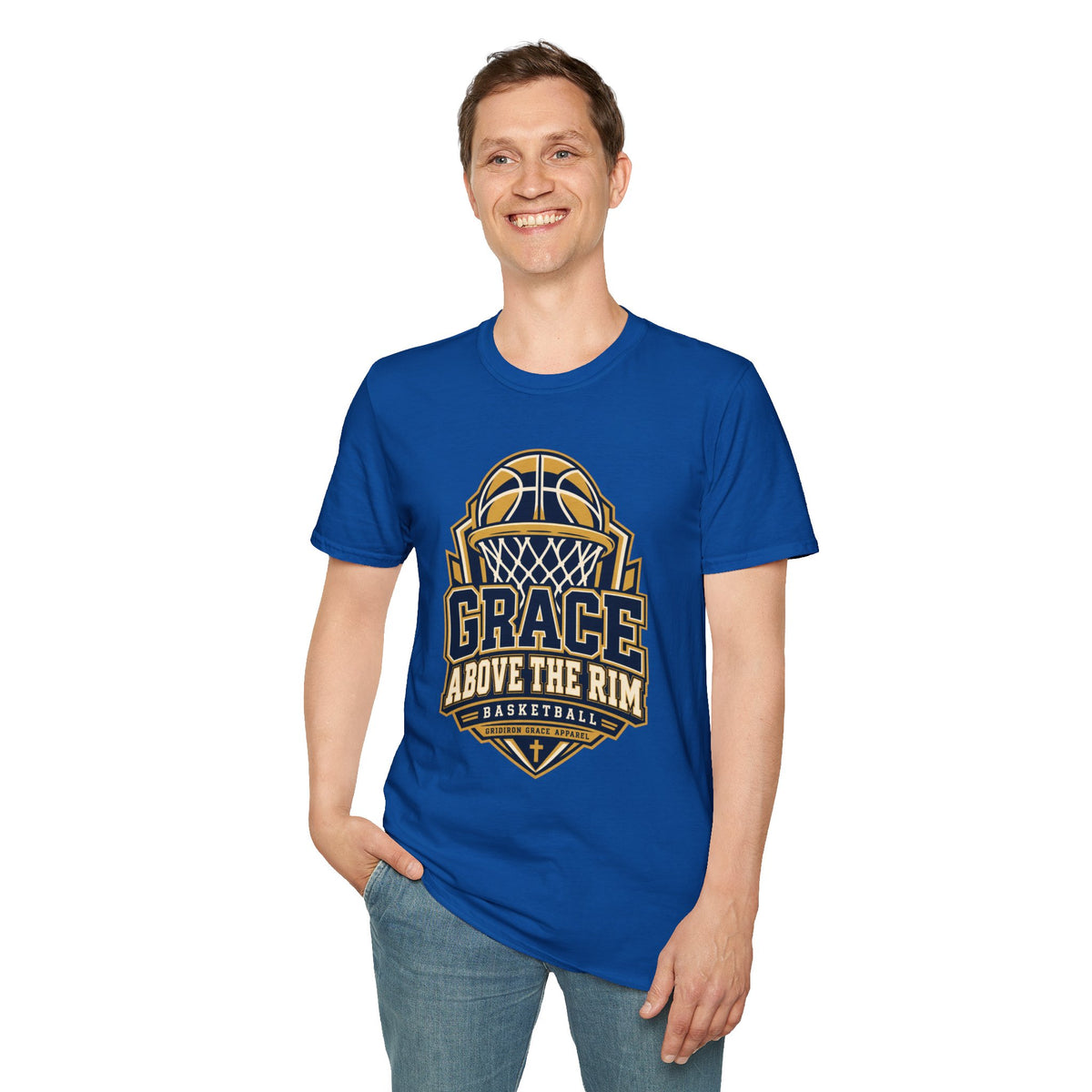 Grace Above the Rim Basketball T-Shirt