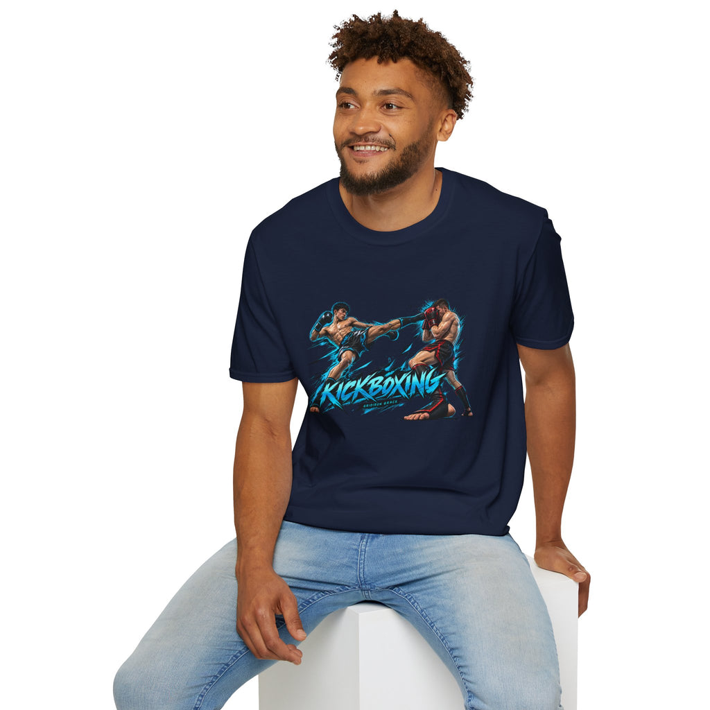 Kickboxing Graphic T-Shirt — Retro Fighters Design