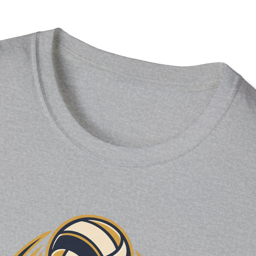 Volleyball "Rise With Grace" T-Shirt — Athletic Team Tee for Players & Fans