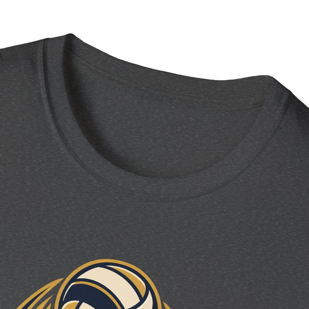 Volleyball "Rise With Grace" T-Shirt — Athletic Team Tee for Players & Fans
