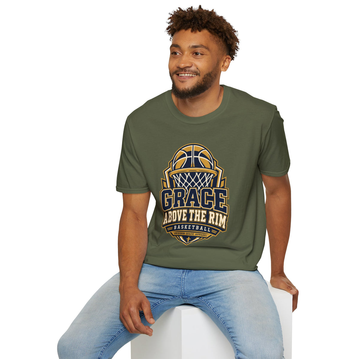 Grace Above the Rim Basketball T-Shirt