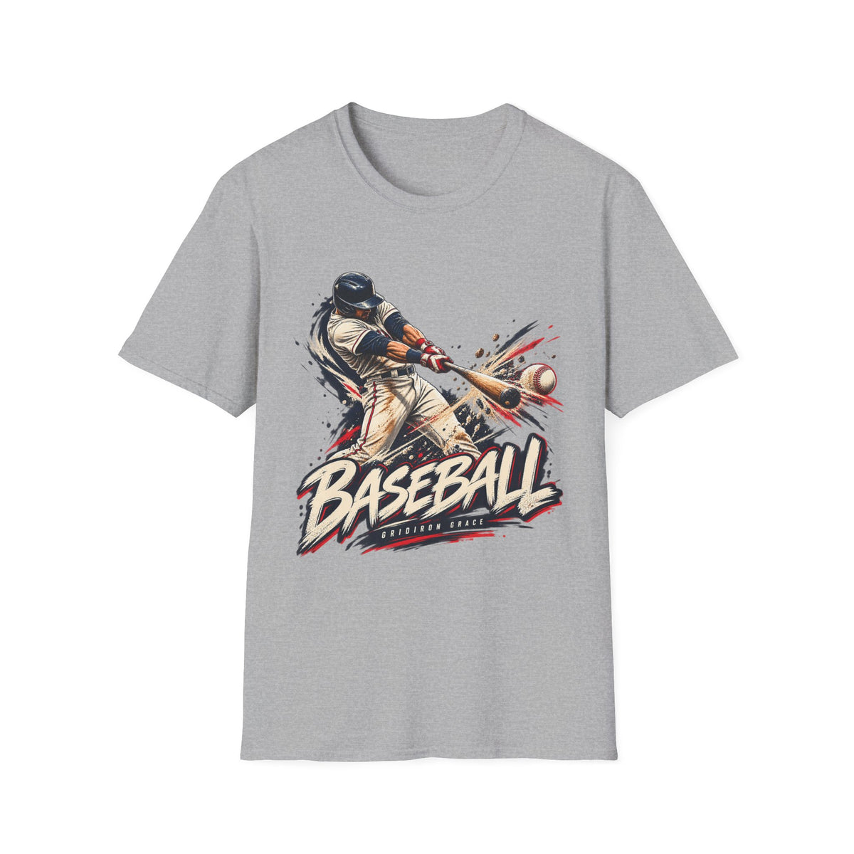 Baseball Batter Graphic T-Shirt — Vintage Action Sports Tee