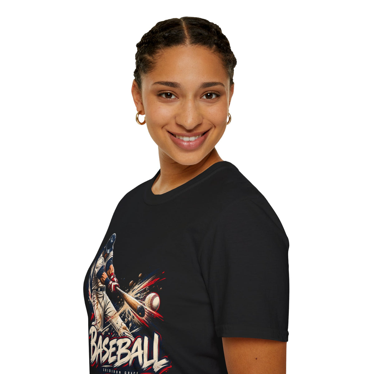 Baseball Batter Graphic T-Shirt — Vintage Action Sports Tee
