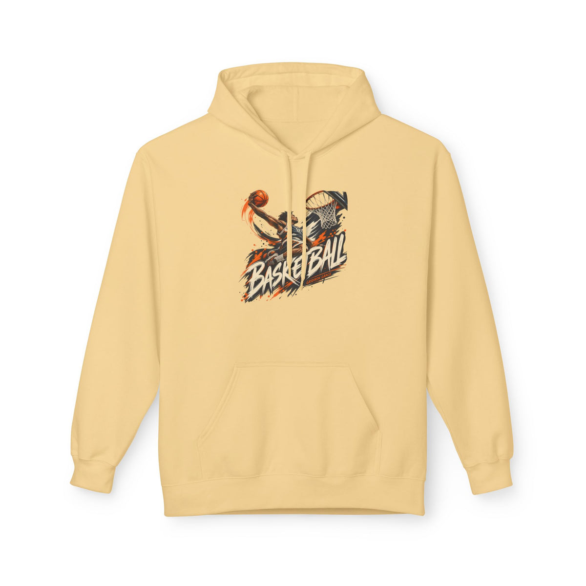 Basketball Graphic Hoodie — Retro Slam Dunk Pullover for Players & Fans