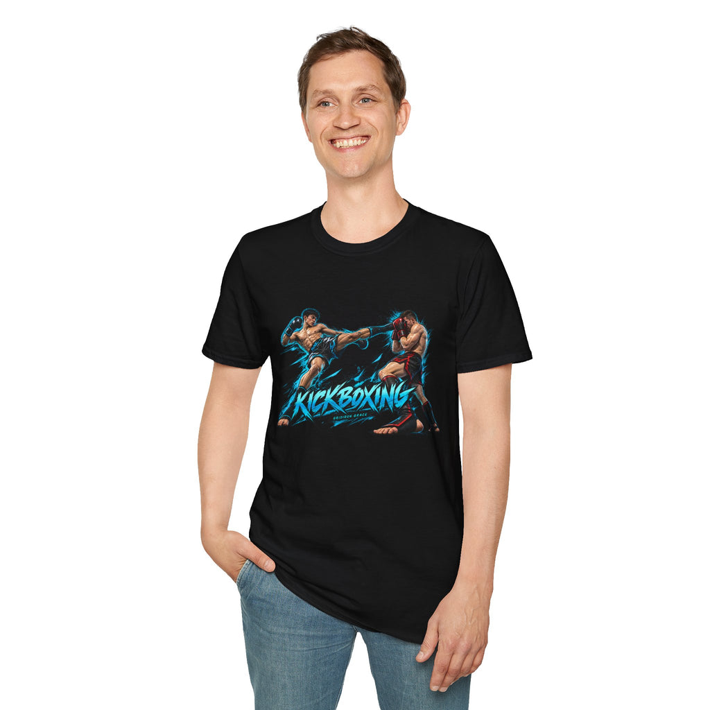Kickboxing Graphic T-Shirt — Retro Fighters Design