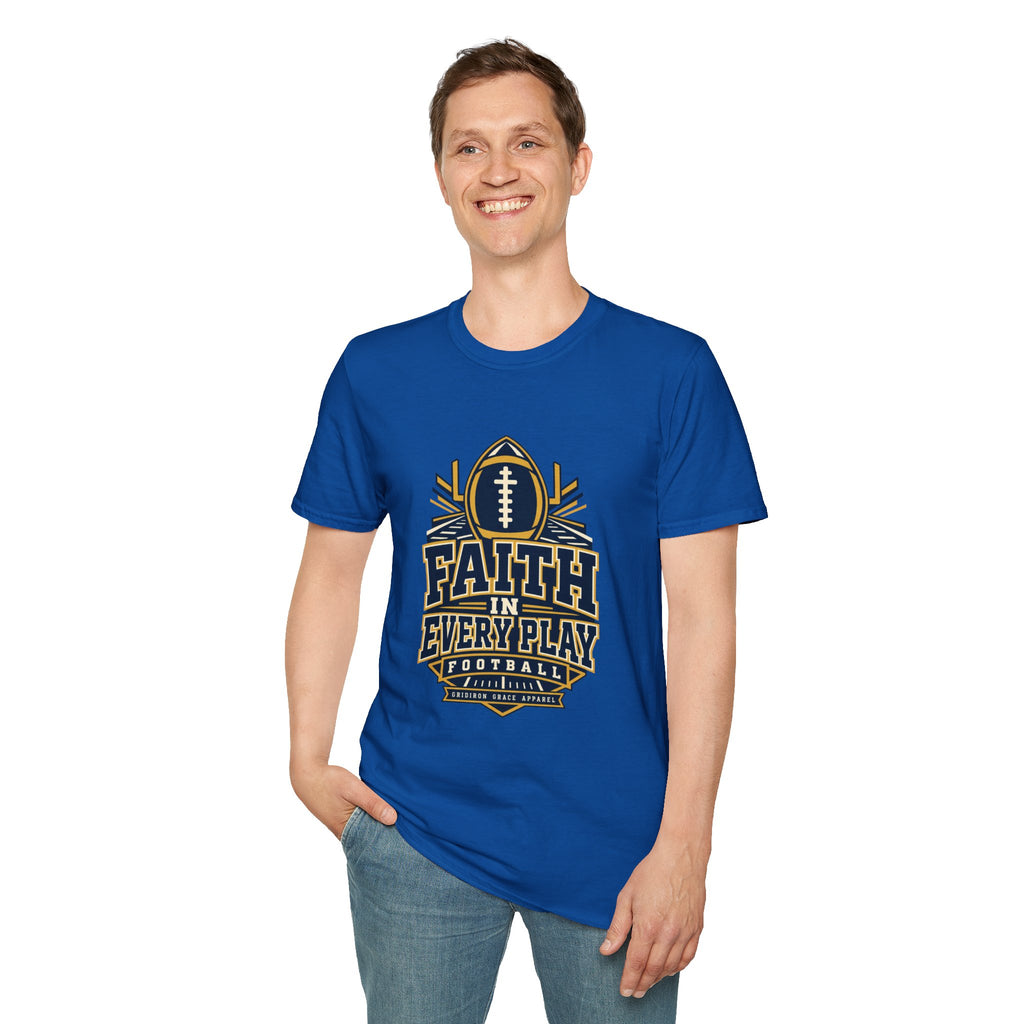 Faith in Every Play Football T-Shirt