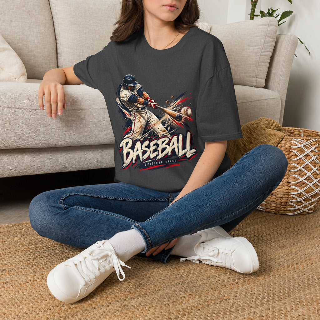 Baseball Batter Graphic T-Shirt — Vintage Action Sports Tee