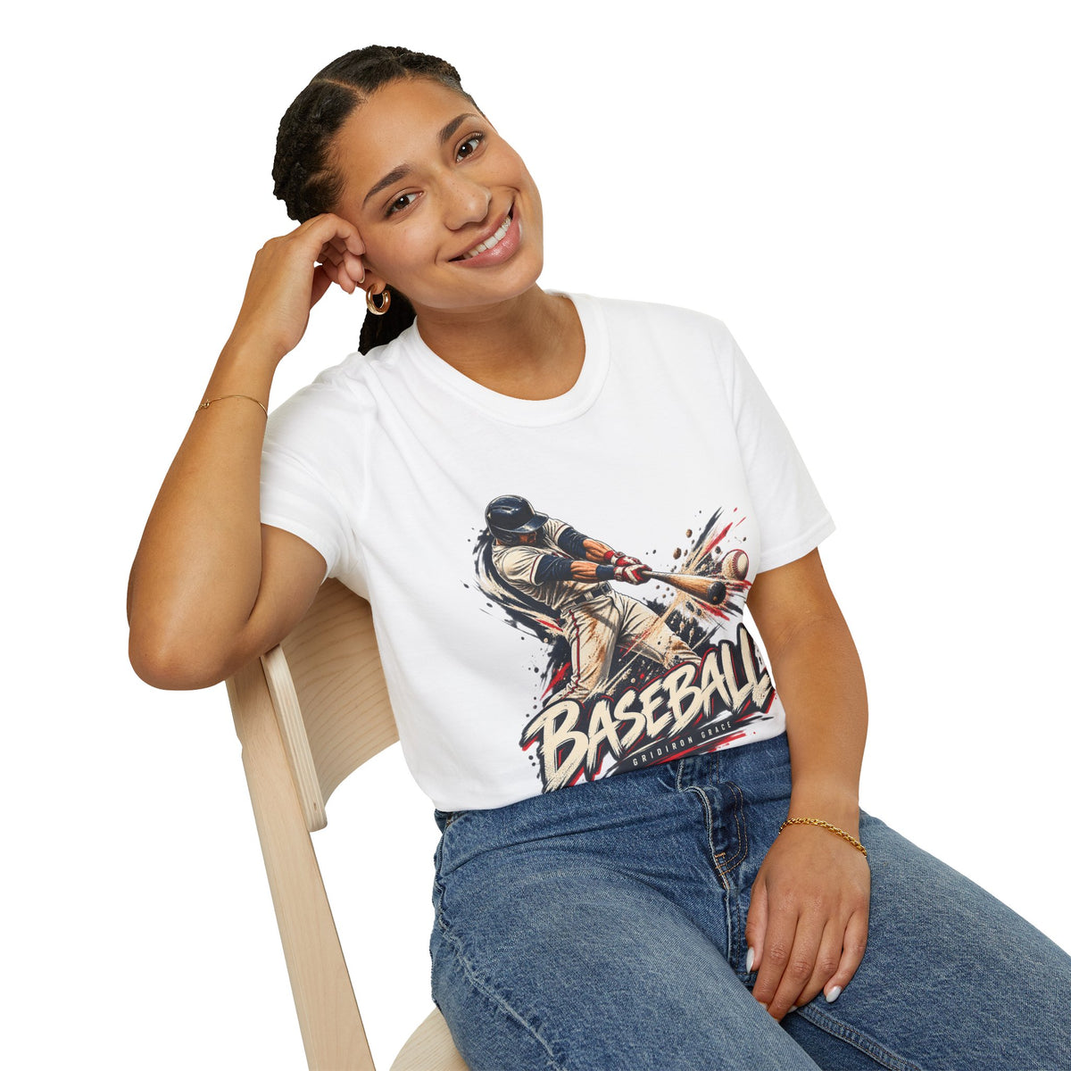 Baseball Batter Graphic T-Shirt — Vintage Action Sports Tee