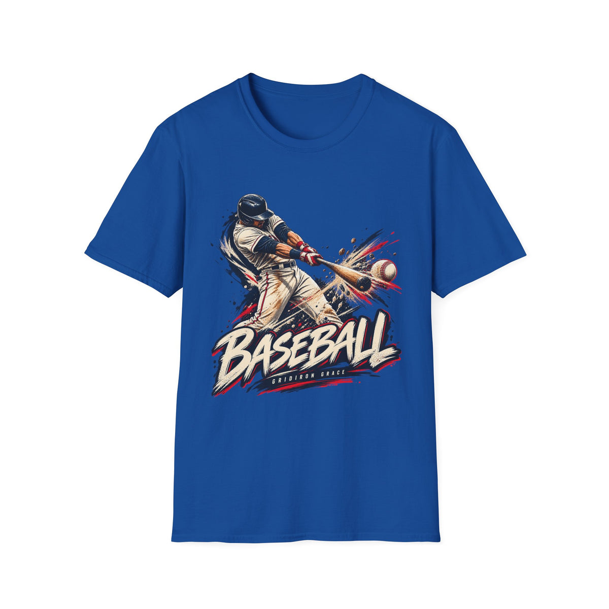 Baseball Batter Graphic T-Shirt — Vintage Action Sports Tee