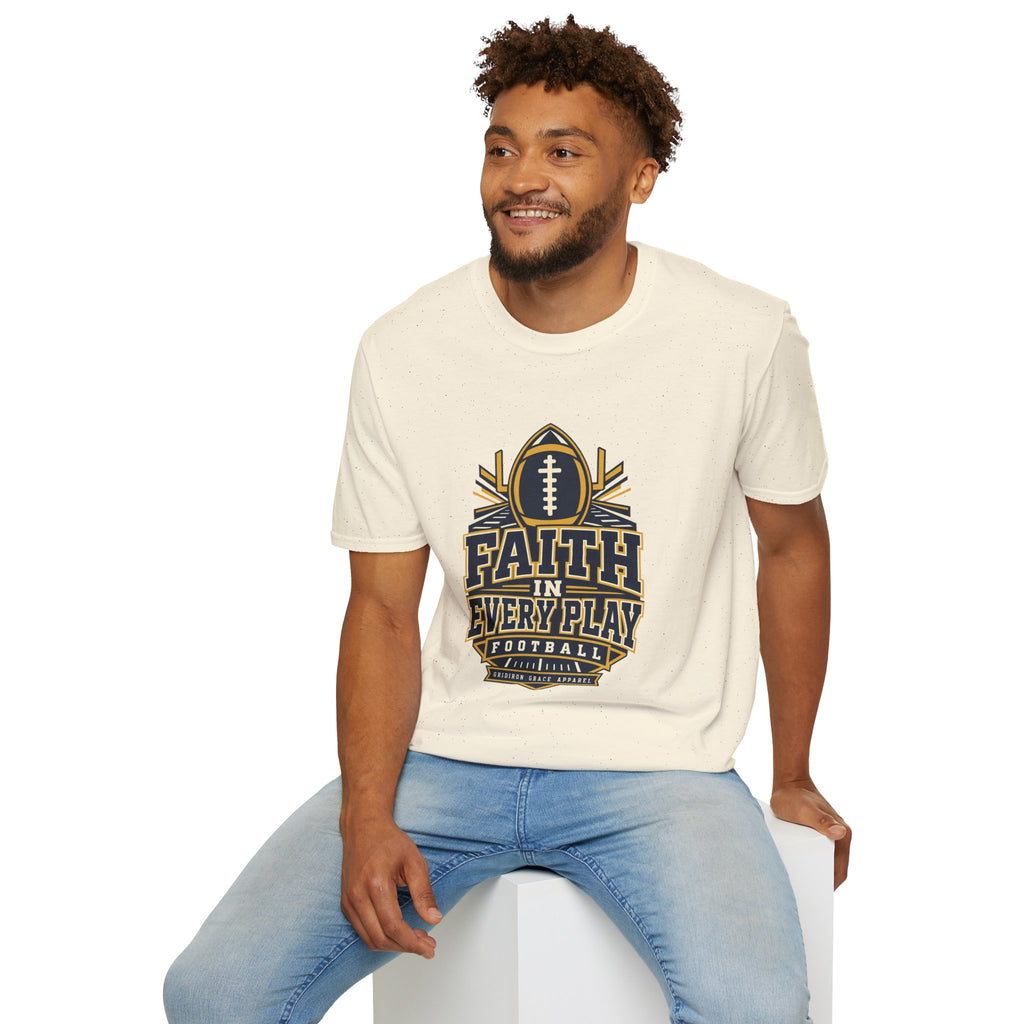 Faith in Every Play Football T-Shirt