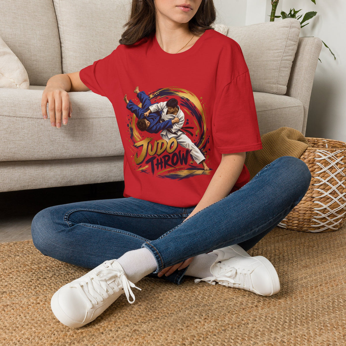 Judo Throw T-Shirt – Dynamic Martial Arts Graphic Tee