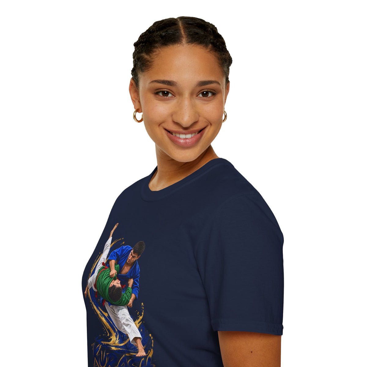 Kurash Wrestling T-Shirt — Traditional Kurash Throw Graphic Tee