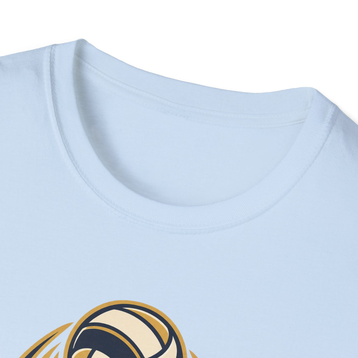 Volleyball "Rise With Grace" T-Shirt — Athletic Team Tee for Players & Fans