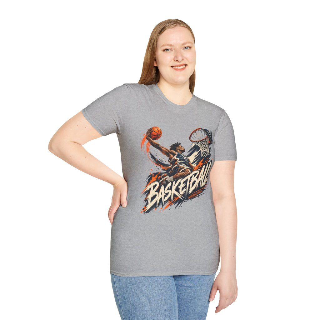 Basketball Dunk Graphic T-Shirt