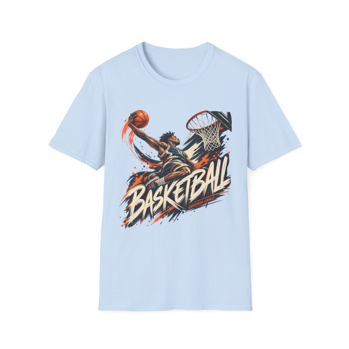 Basketball Dunk Graphic T-Shirt