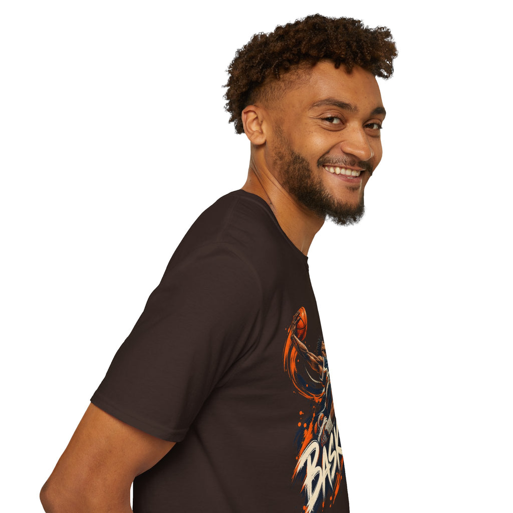 Basketball Dunk Graphic T-Shirt