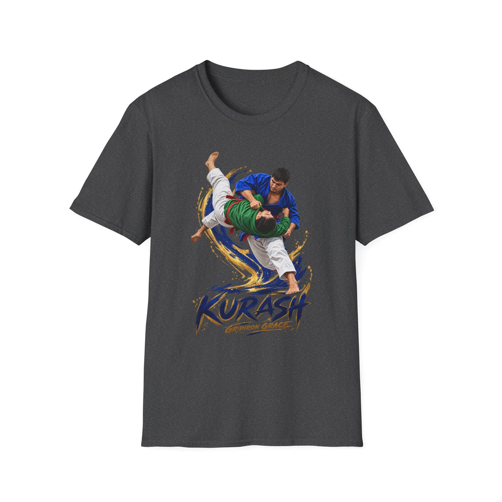 Kurash Wrestling T-Shirt — Traditional Kurash Throw Graphic Tee