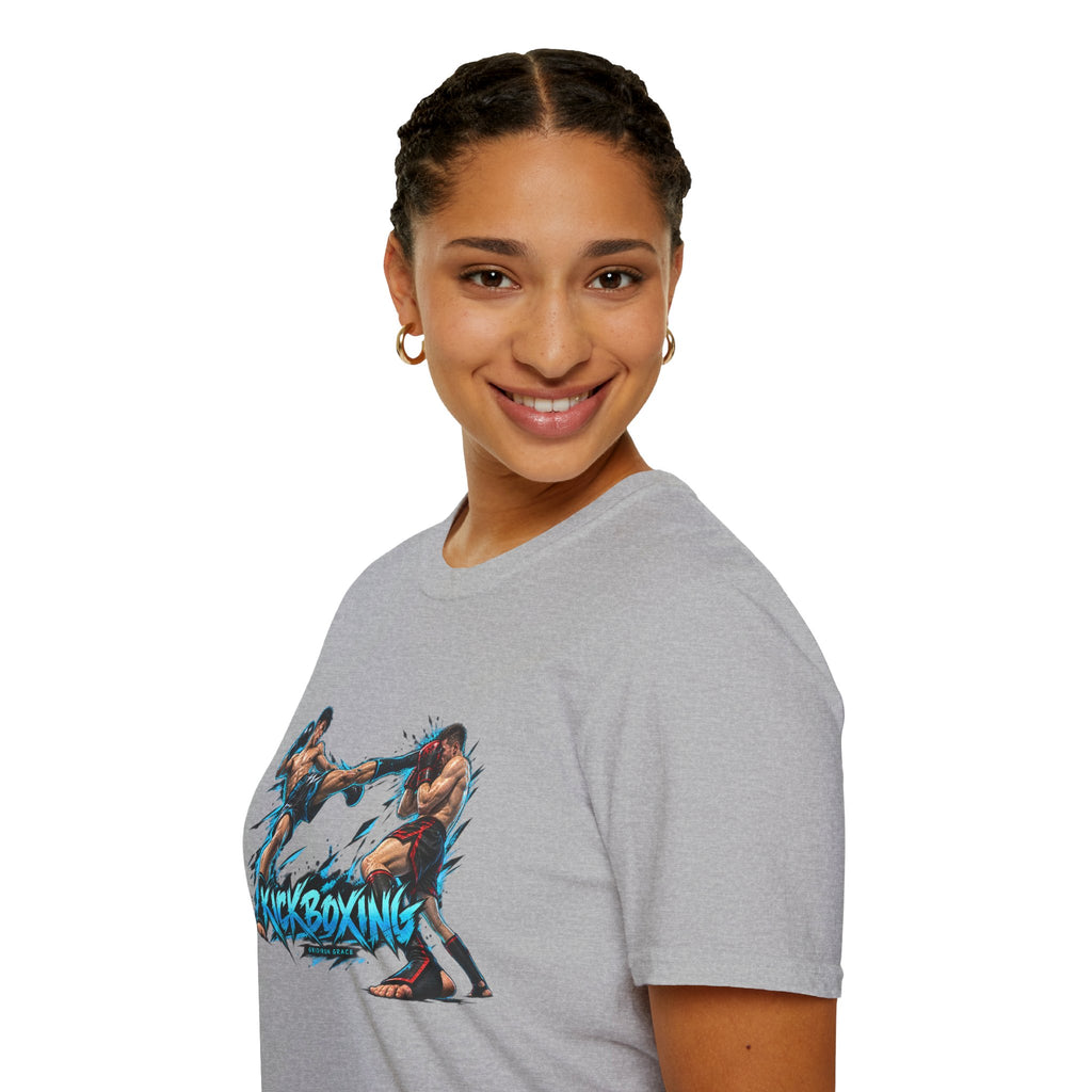 Kickboxing Graphic T-Shirt — Retro Fighters Design