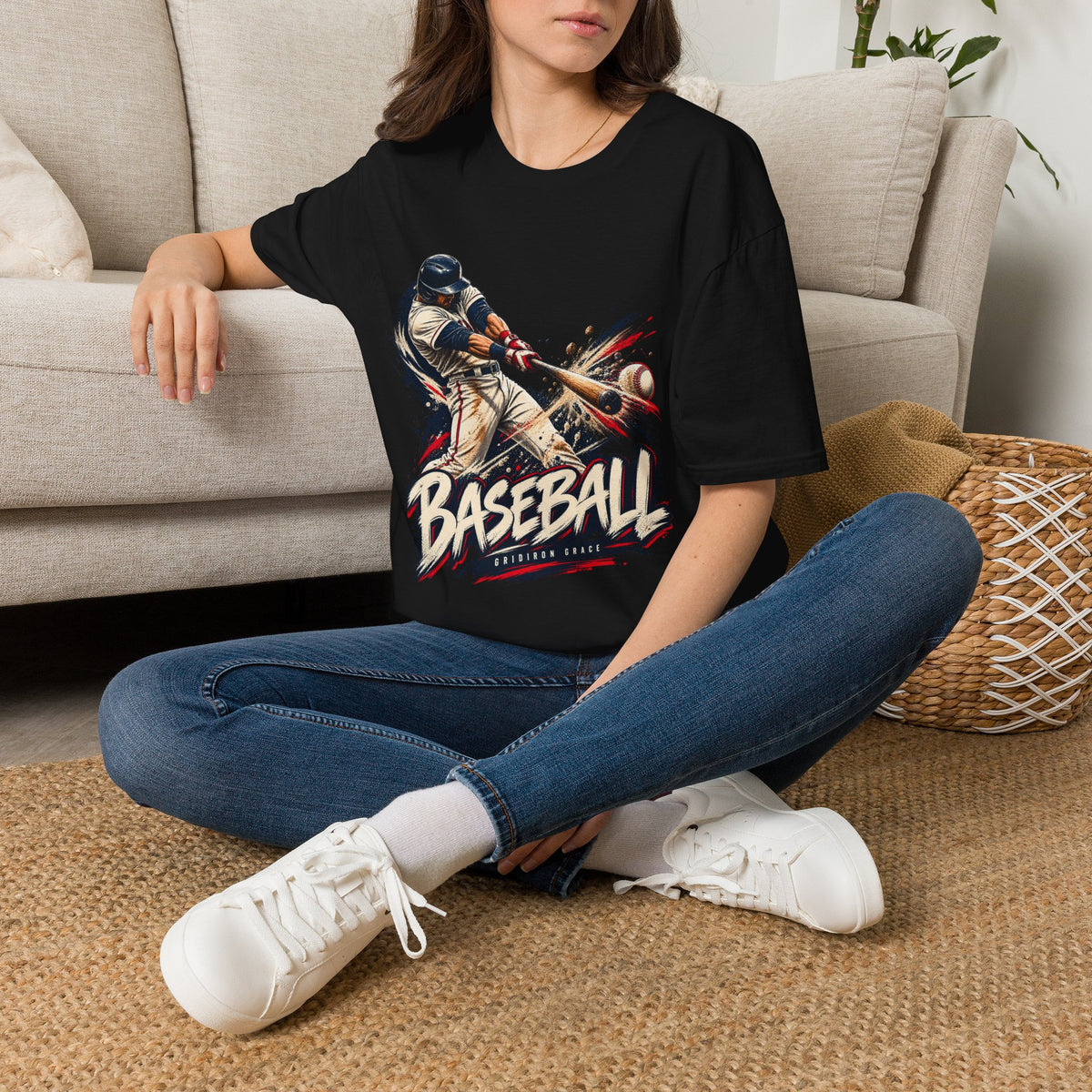 Baseball Batter Graphic T-Shirt — Vintage Action Sports Tee