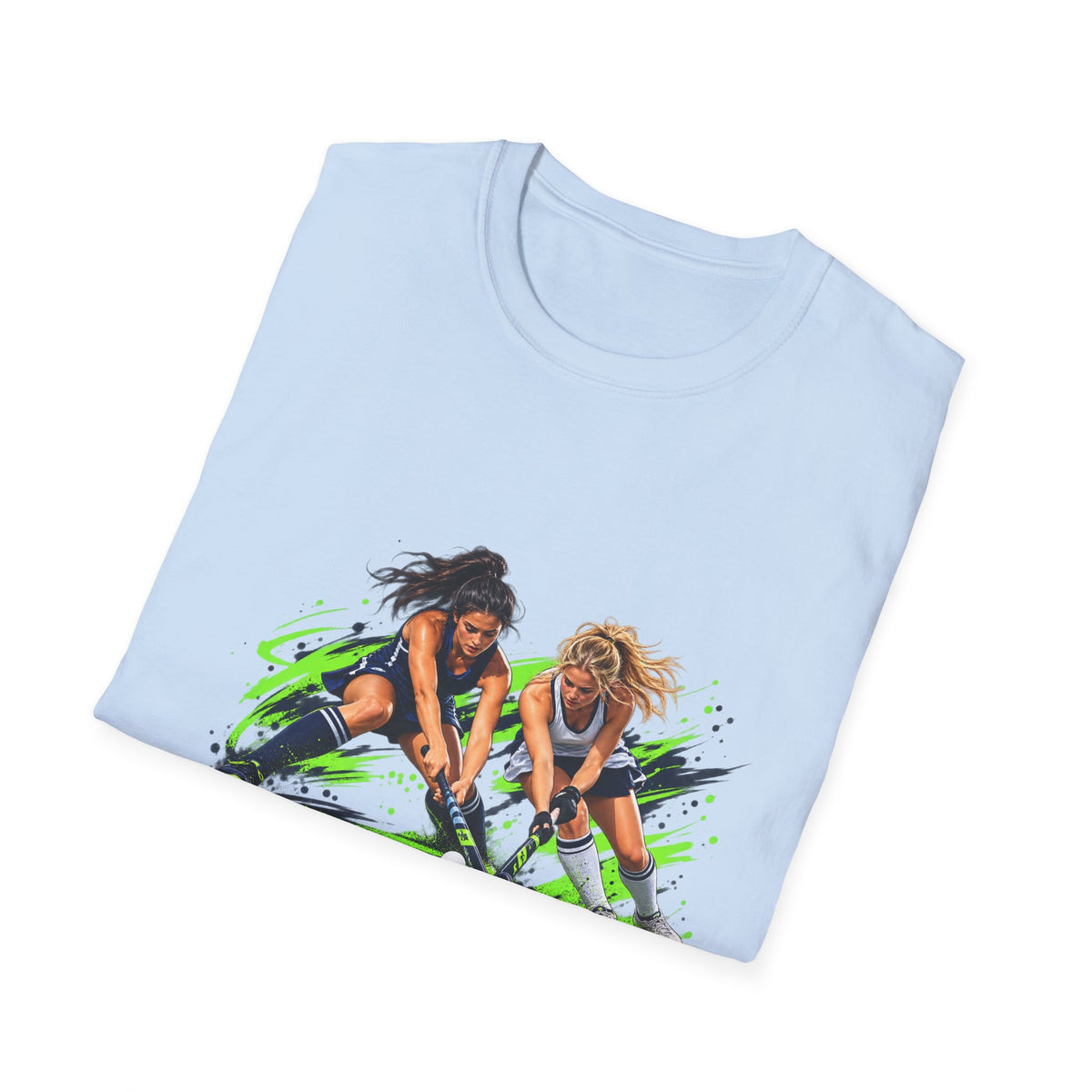 Field Hockey Players Graphic T-Shirt — Neon Action Sports Tee