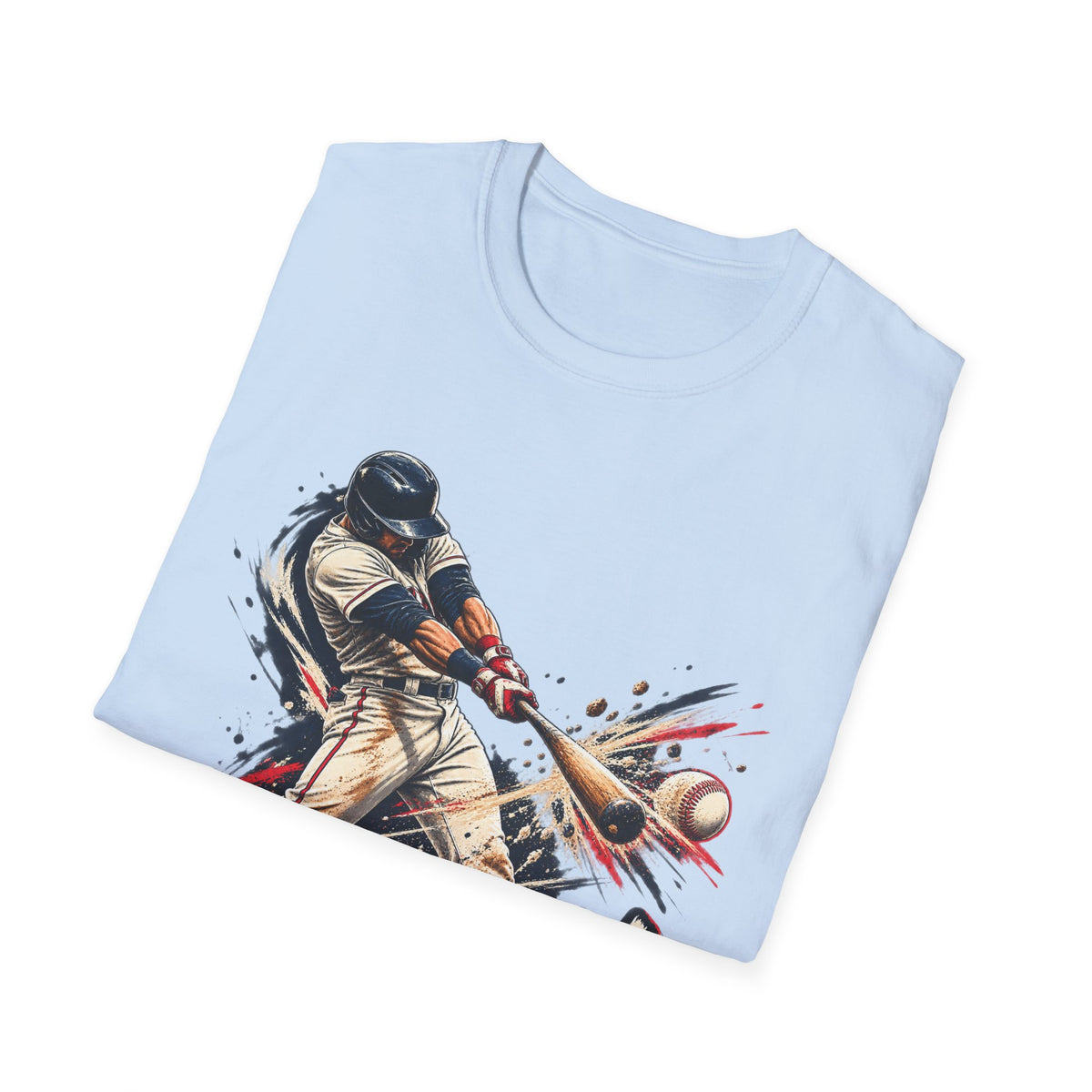 Baseball Batter Graphic T-Shirt — Vintage Action Sports Tee