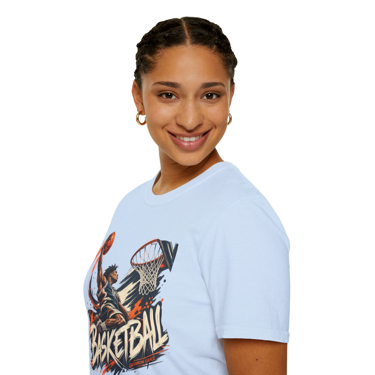 Basketball Dunk Graphic T-Shirt