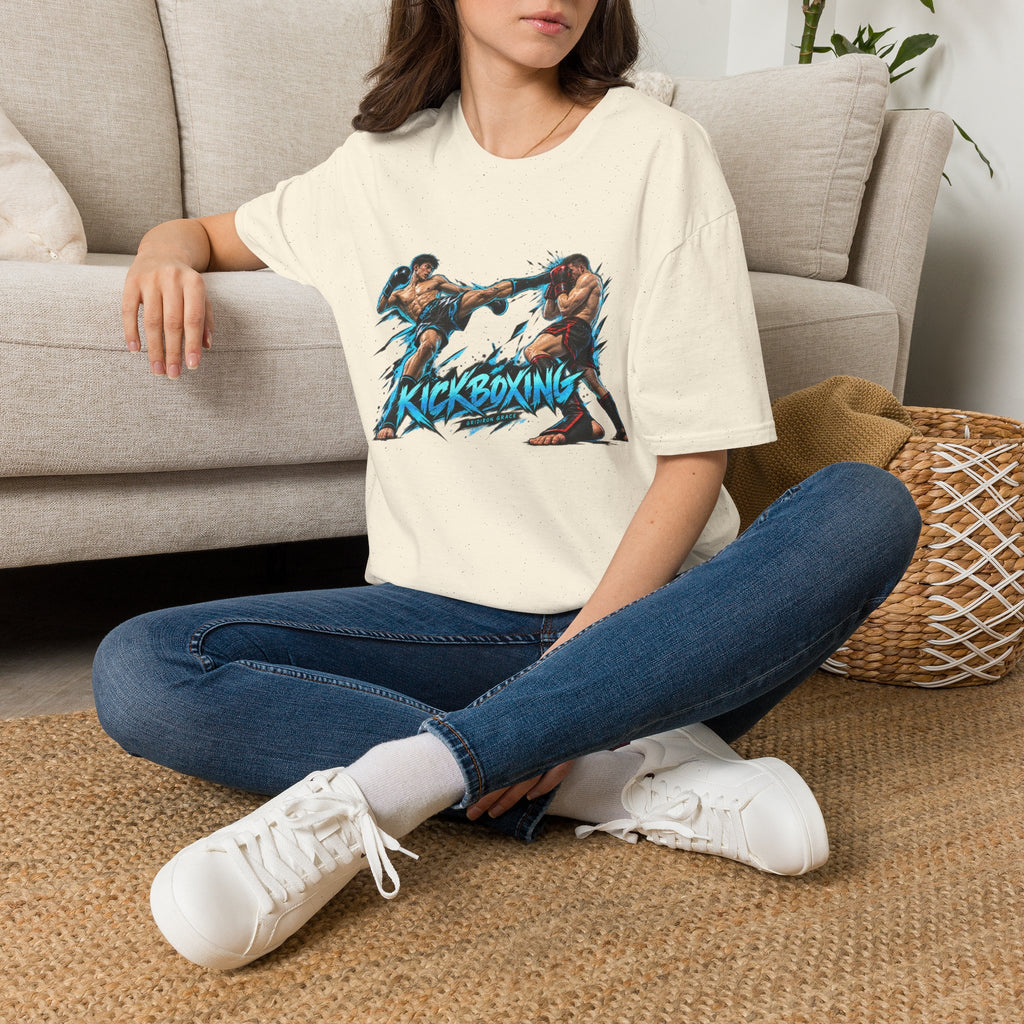 Kickboxing Graphic T-Shirt — Retro Fighters Design