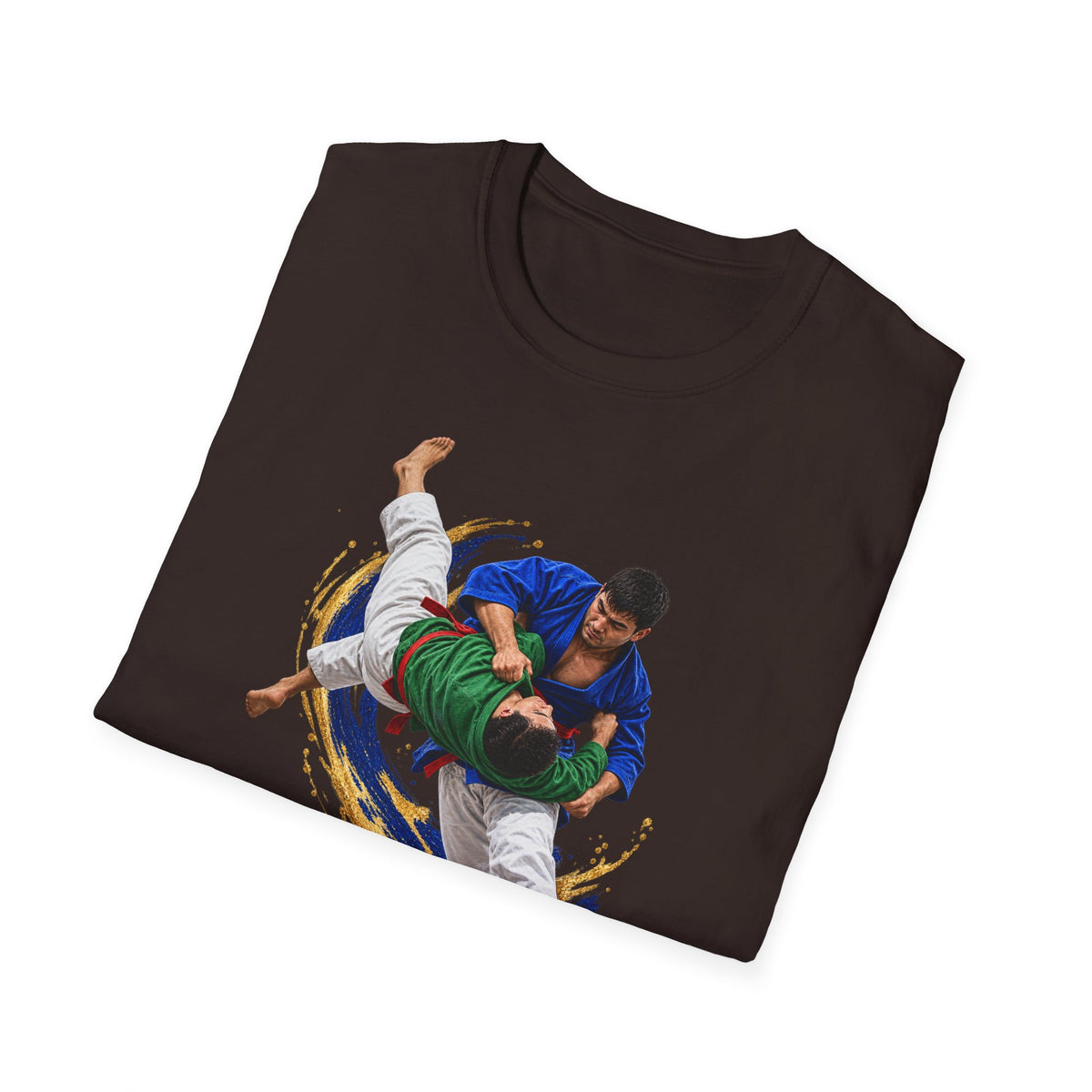 Kurash Wrestling T-Shirt — Traditional Kurash Throw Graphic Tee
