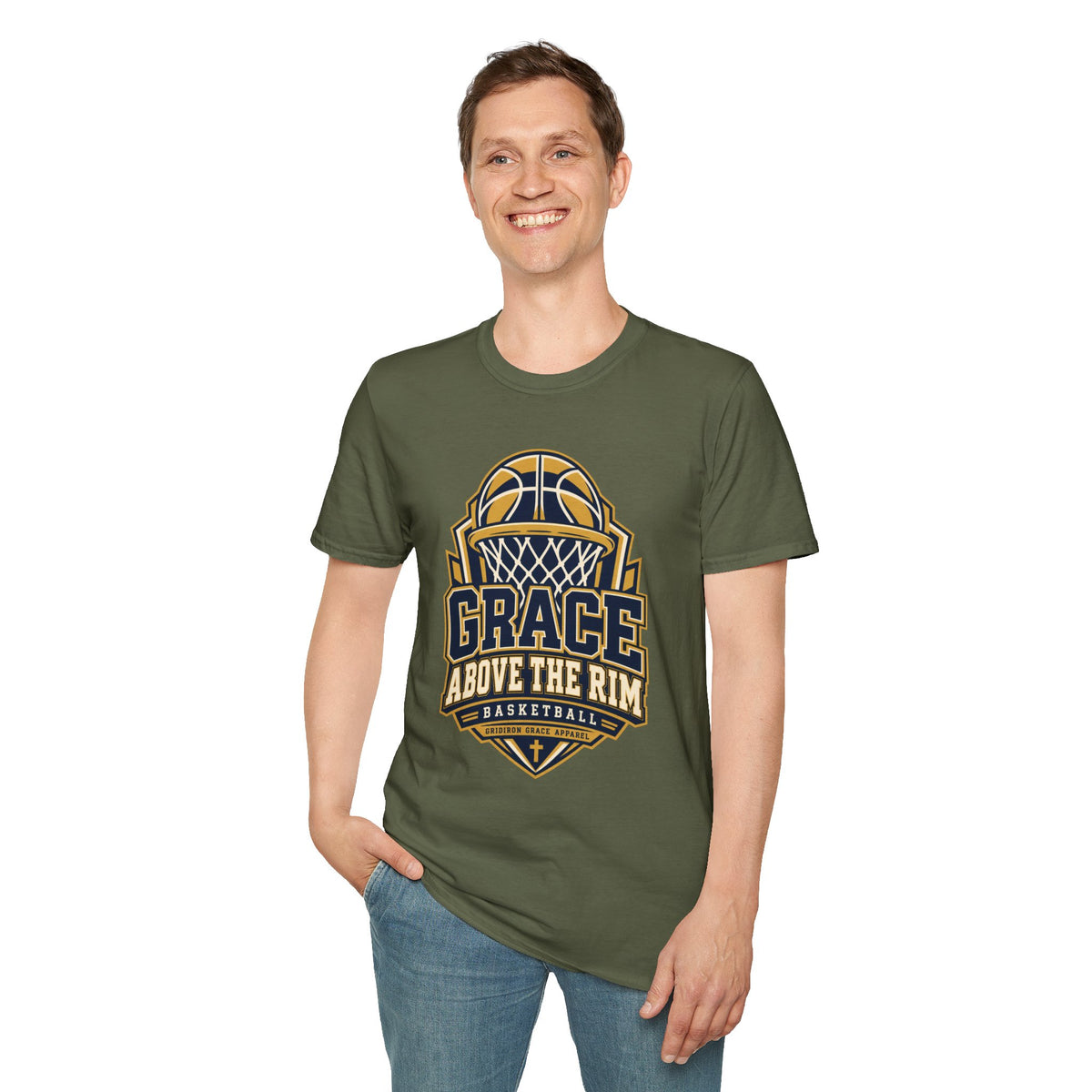 Grace Above the Rim Basketball T-Shirt