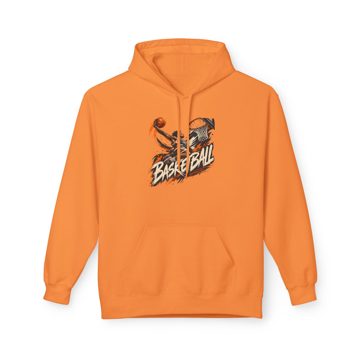 Basketball Graphic Hoodie — Retro Slam Dunk Pullover for Players & Fans