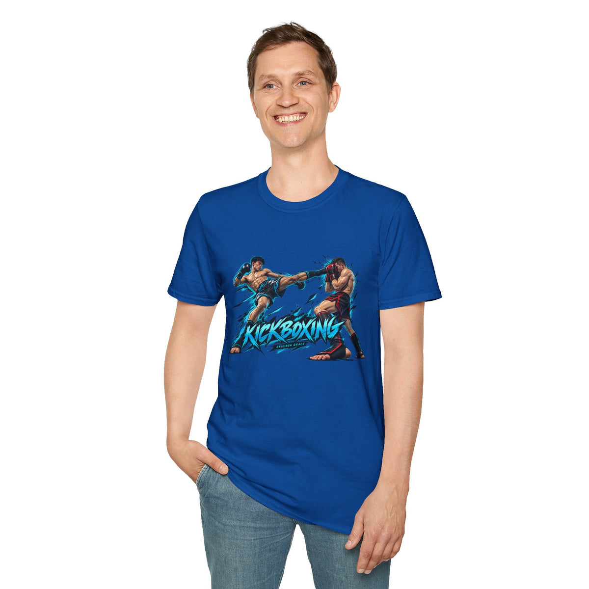 Kickboxing Graphic T-Shirt — Retro Fighters Design